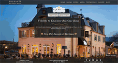 Desktop Screenshot of enchantehotel.com